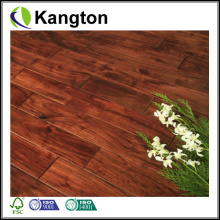 Revestimento de madeira maciça de acácia natural Handscraped (piso de madeira maciça)